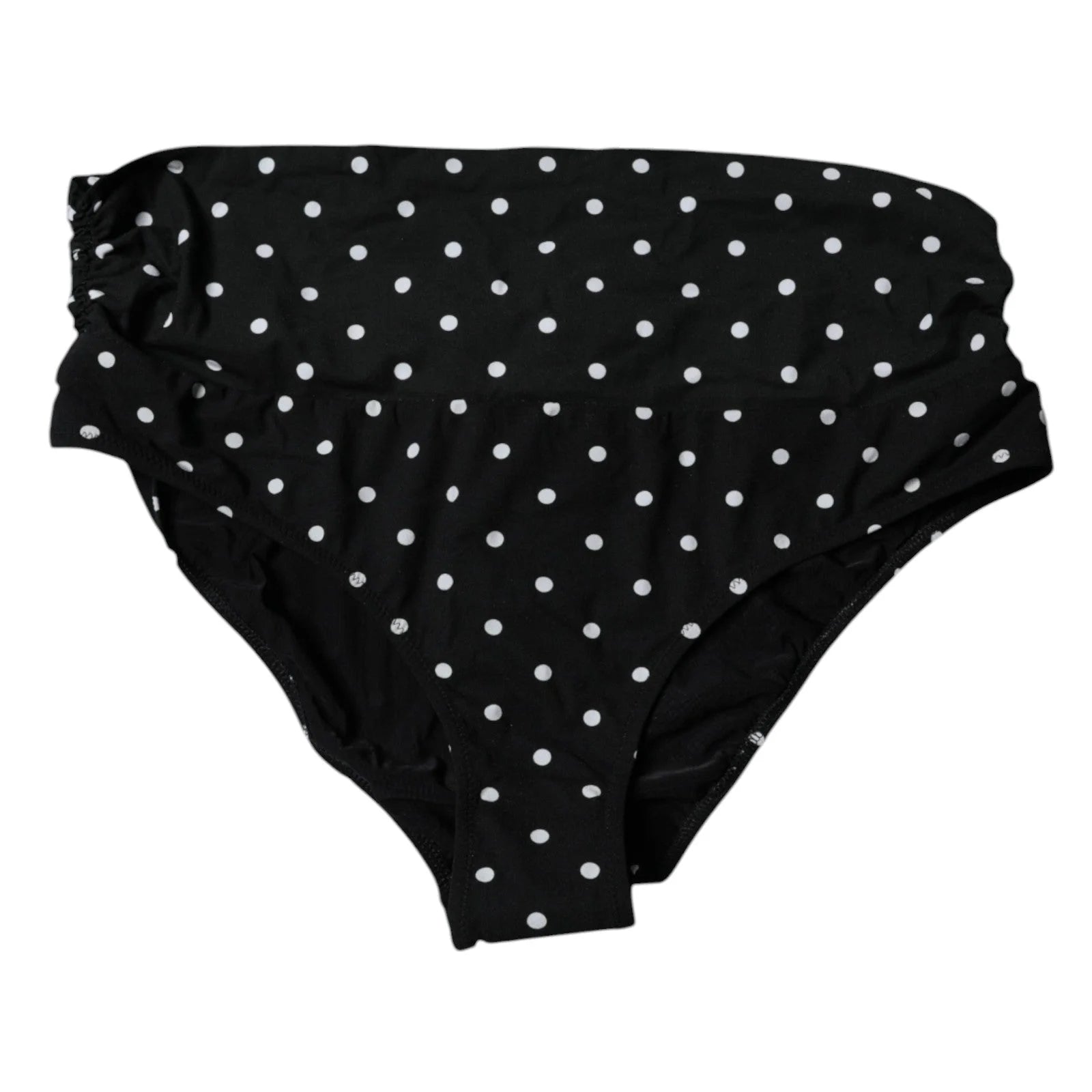 Dolce & Gabbana Black Polka Dot Swimsuit Bikini Bottom Swimwear - IT4 | L - Classic Bikinis