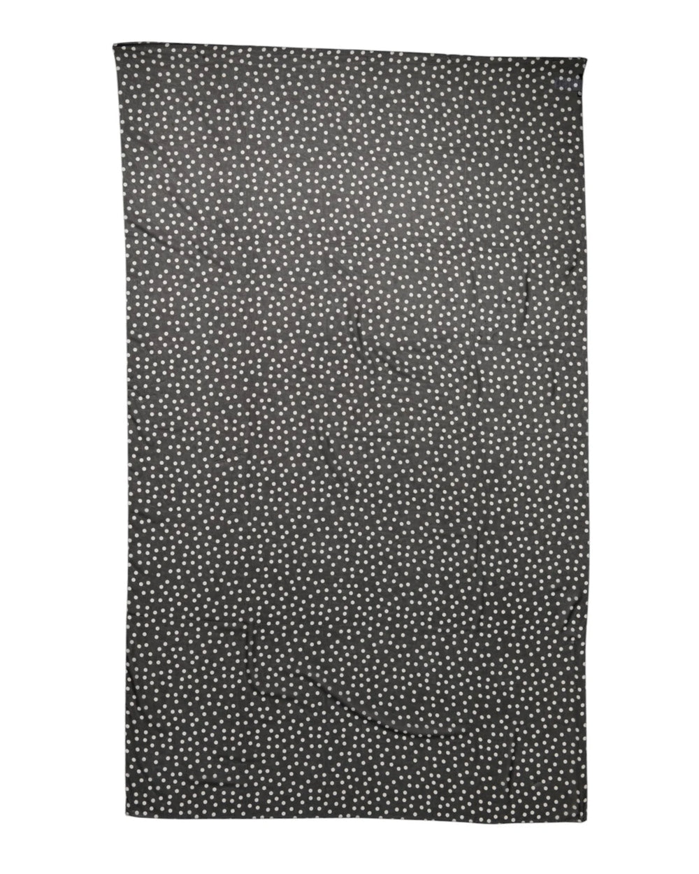 Dolce & Gabbana Black Polka Dots Polyester Wrap Shawl Scarf - Scarves & Shawls