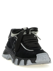 Dolce & Gabbana Black Polyamide Athletic Sneakers