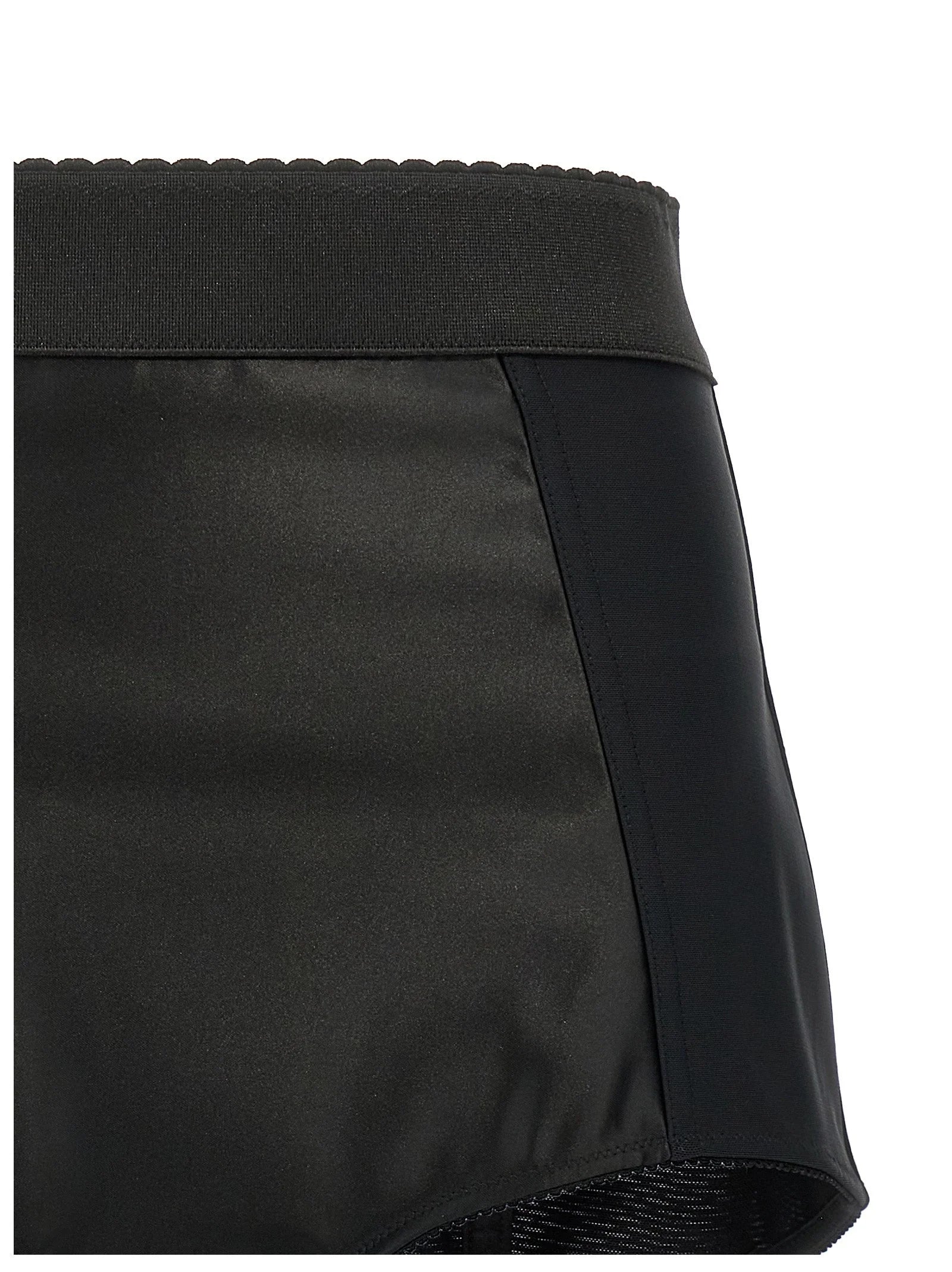 Dolce & Gabbana Black Polyamide Bermuda Shorts - IT44