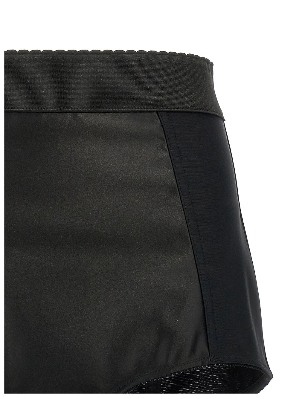 Dolce & Gabbana Black Polyamide Bermuda Shorts - IT44