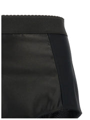 Dolce & Gabbana Black Polyamide Bermuda Shorts - IT44