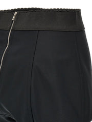 Dolce & Gabbana Black Polyamide Bermuda Shorts - IT44