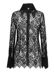 Dolce & Gabbana Black Polyamide Blouse - IT46