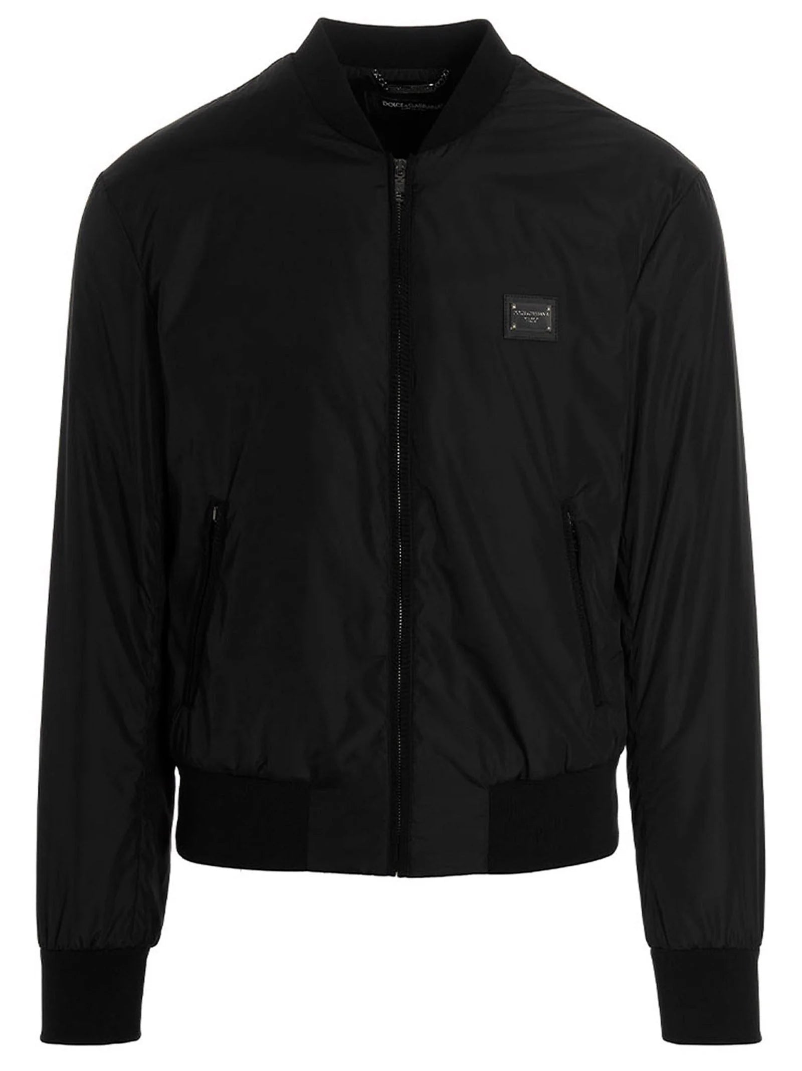 Dolce & Gabbana Black Polyamide Bomber - IT50 | L