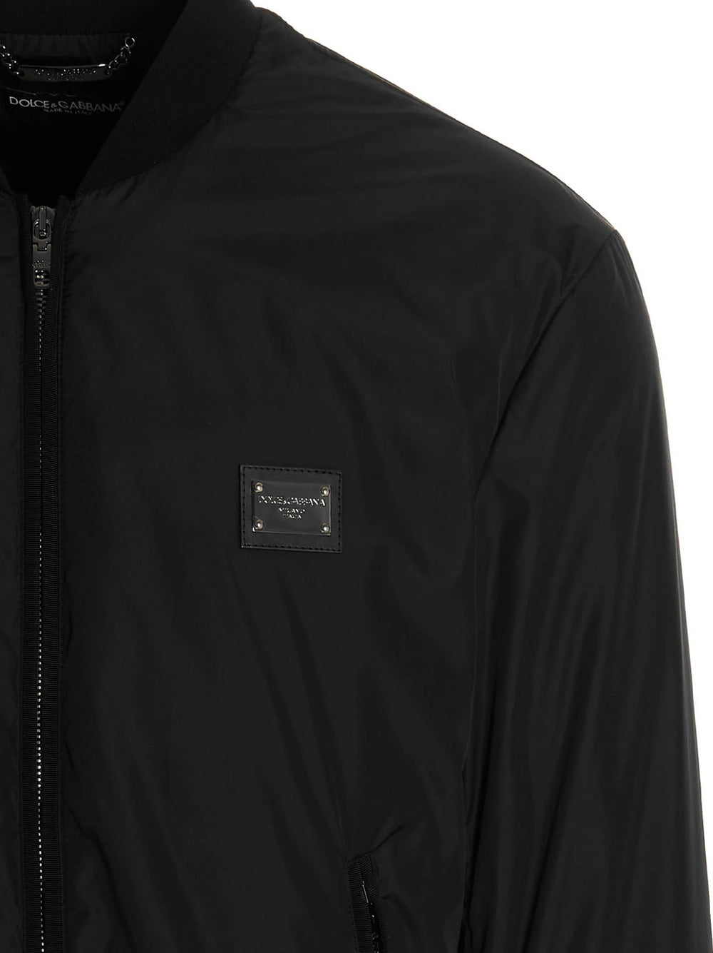 Dolce & Gabbana Black Polyamide Bomber - IT50 | L