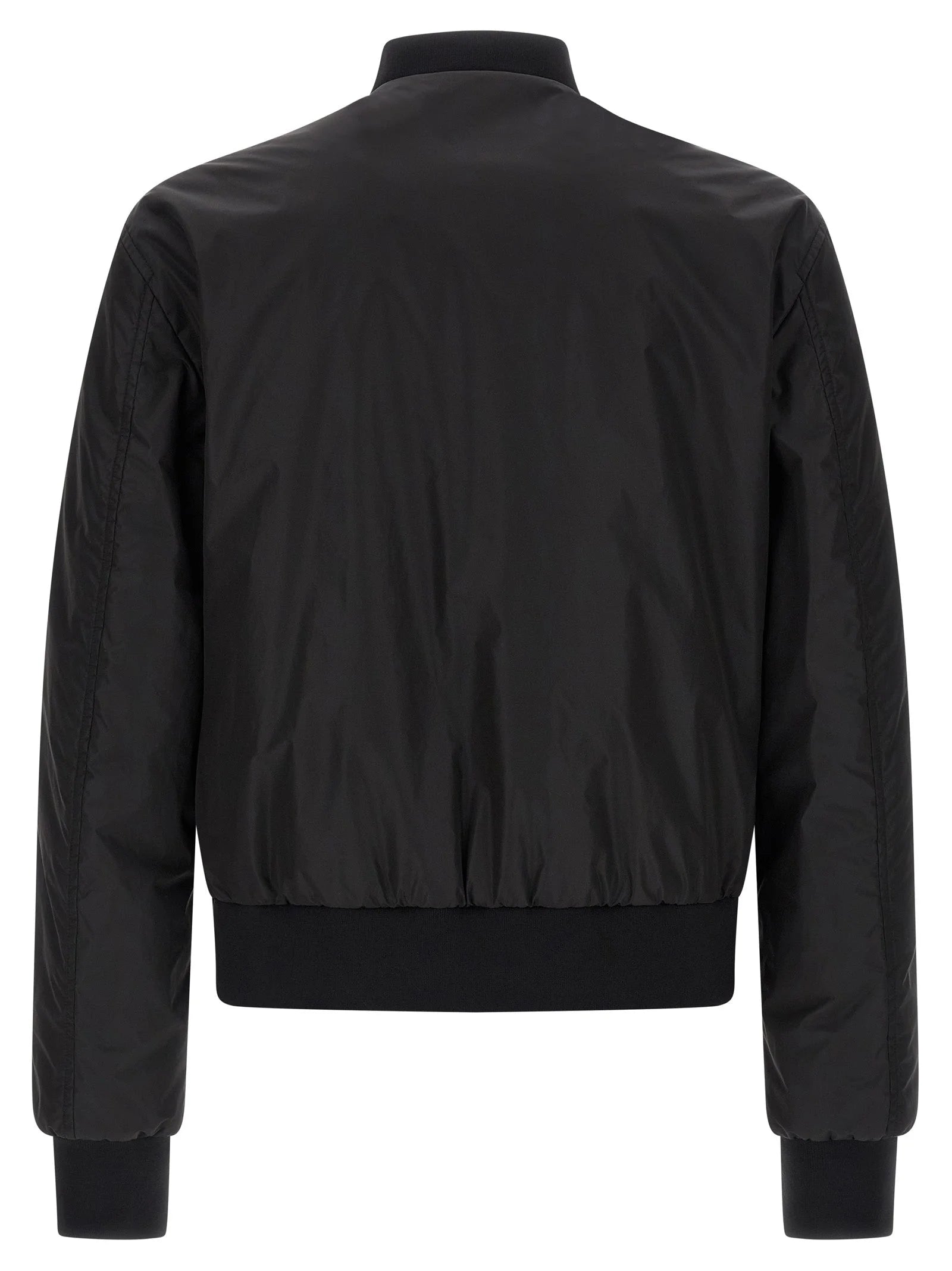 Dolce & Gabbana Black Polyamide Bomber - XXL