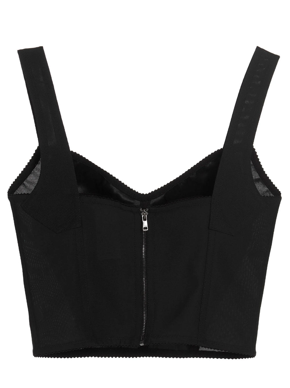 Dolce & Gabbana Black Polyamide Tank Tops - IT50 | L