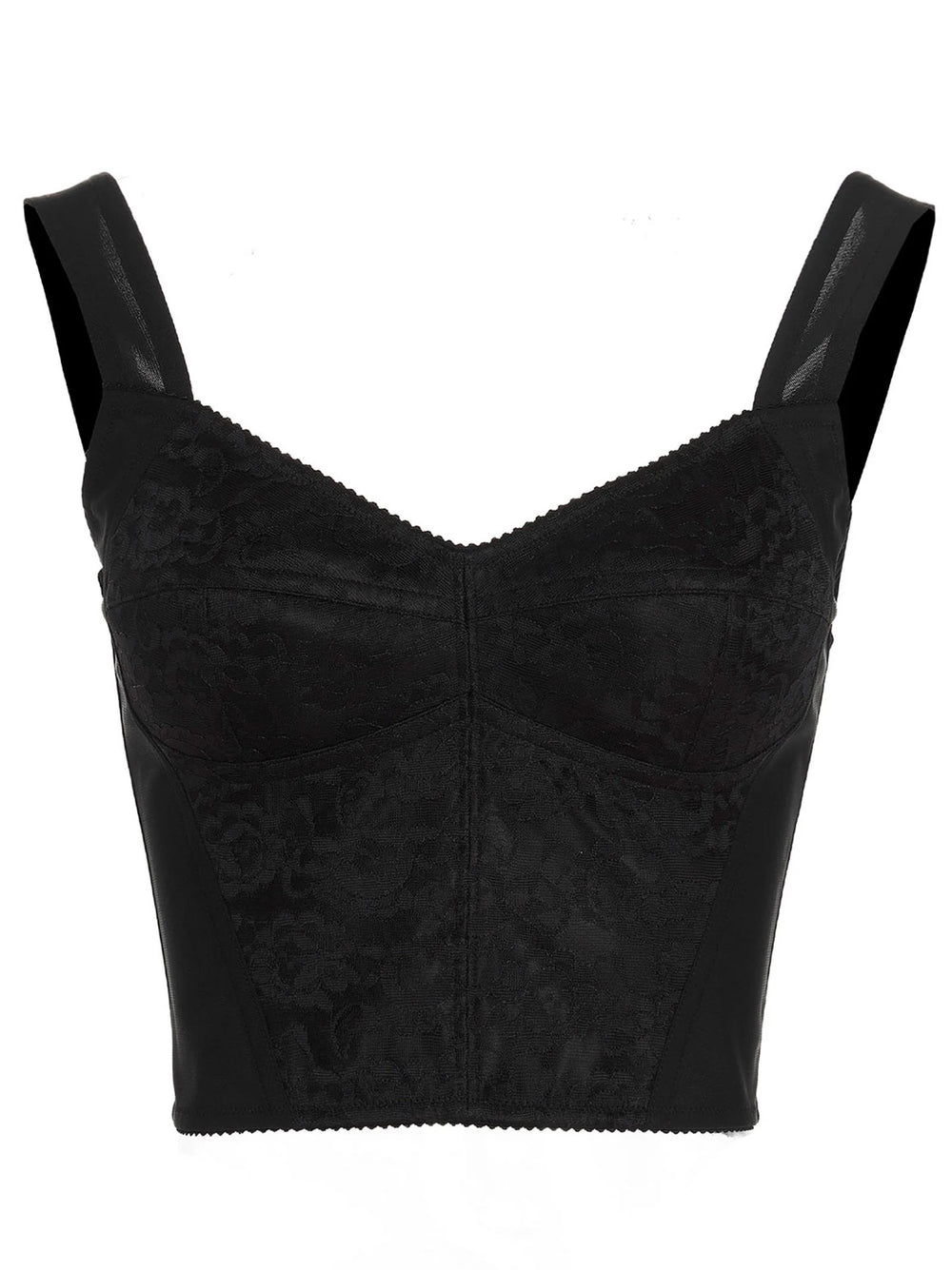 Dolce & Gabbana Black Polyamide Tank Tops - IT50 | L