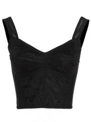 Dolce & Gabbana Black Polyamide Tank Tops - IT50 | L