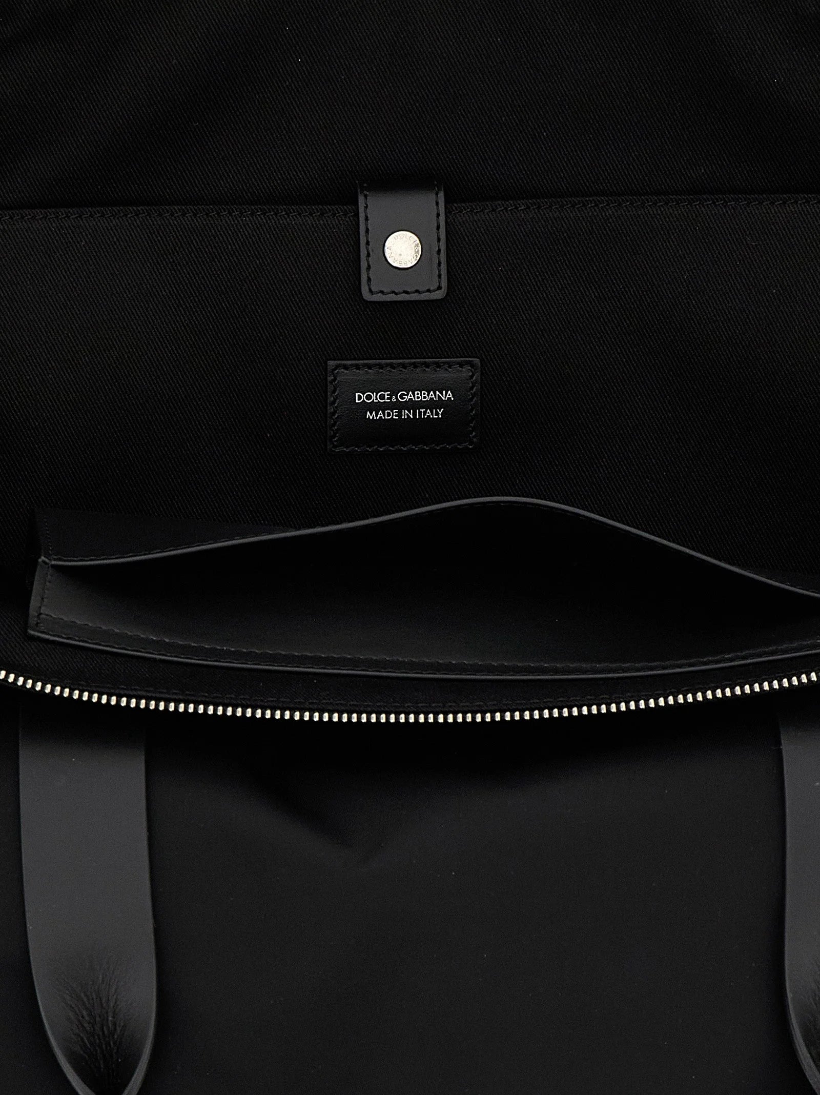 Dolce & Gabbana Black Polyamide Tote Bag