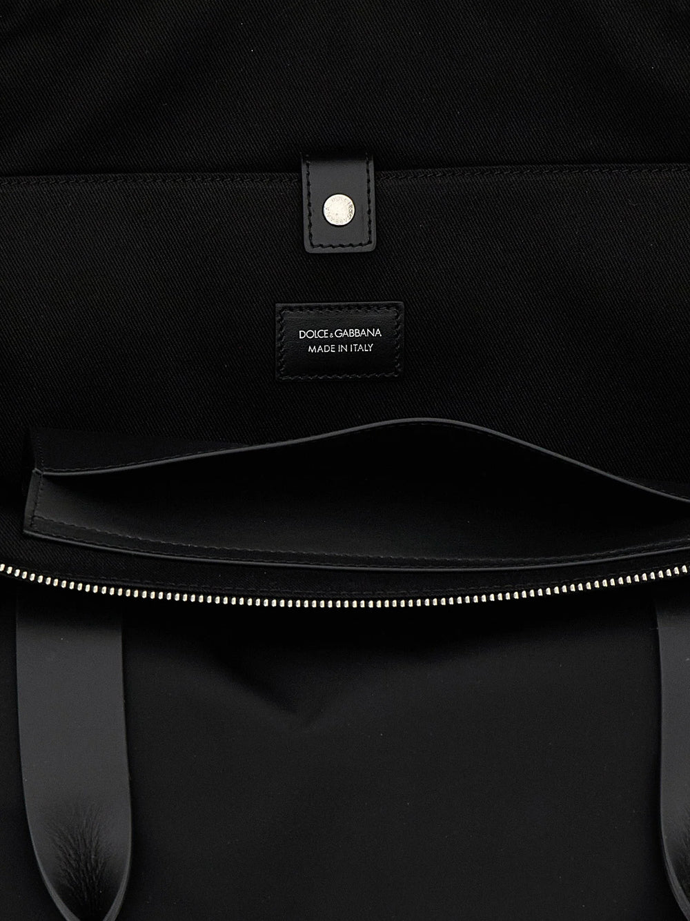 Dolce & Gabbana Black Polyamide Tote Bag