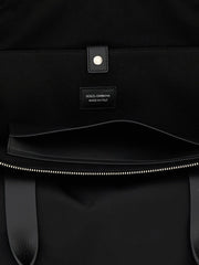 Dolce & Gabbana Black Polyamide Tote Bag