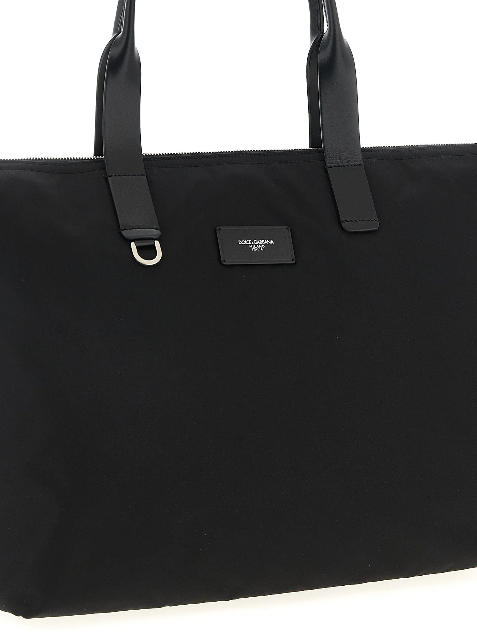 Dolce & Gabbana Black Polyamide Tote Bag