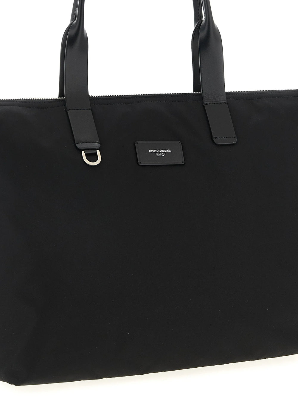 Dolce & Gabbana Black Polyamide Tote Bag