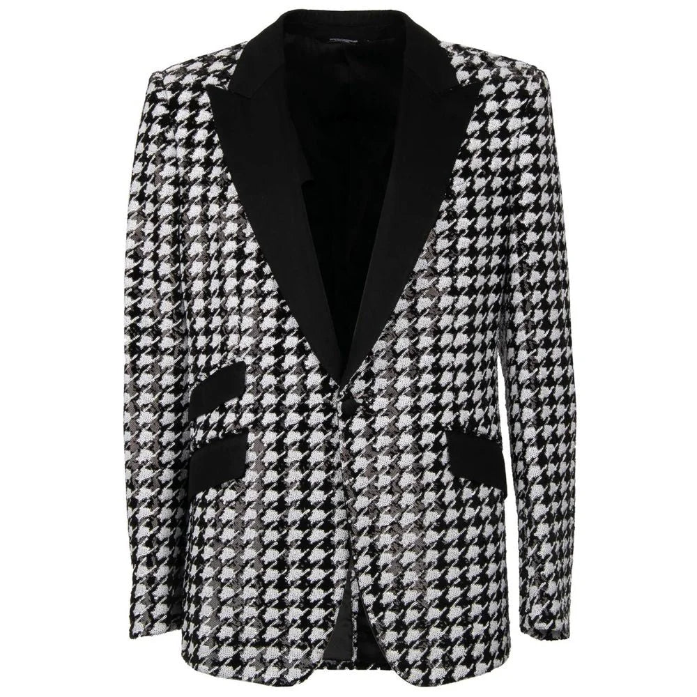 Dolce & Gabbana Black Polyester Blazer - IT48 | M - Coats & Jackets