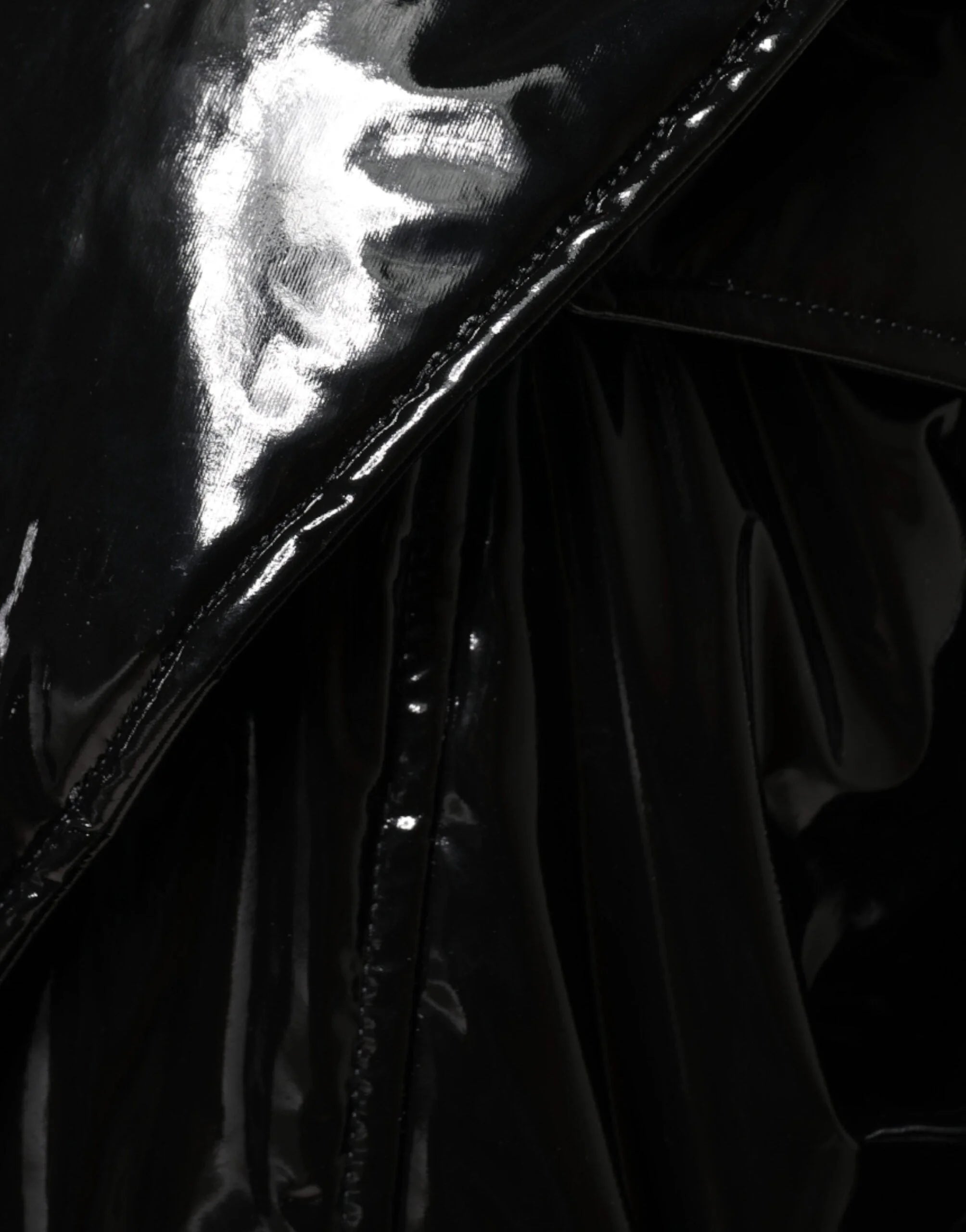 Dolce & Gabbana Black Polyester Button Down Blouson Jacket - Bomber Jackets