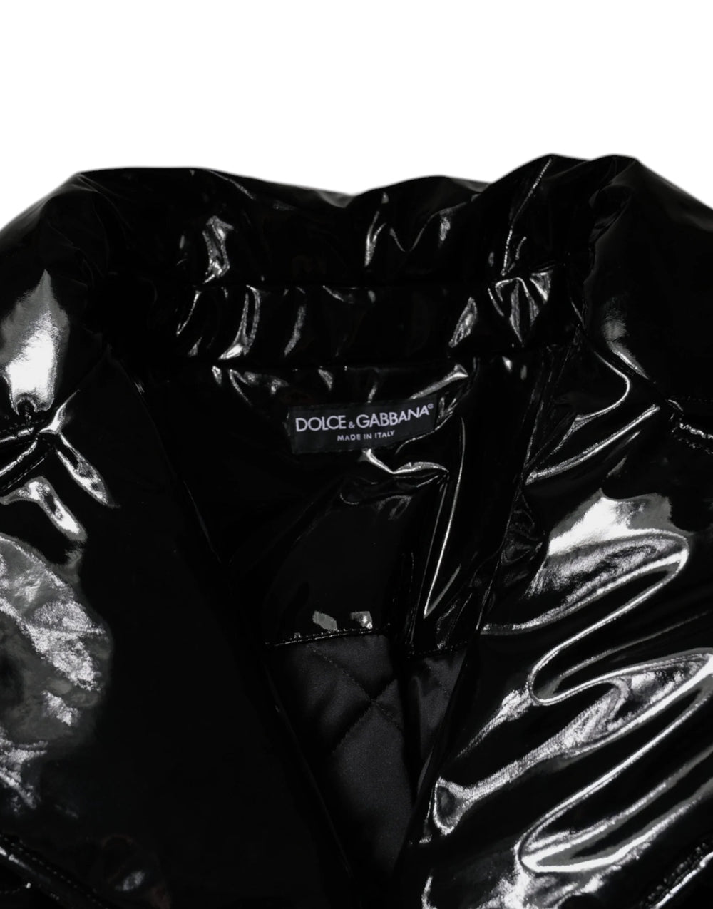 Dolce & Gabbana Black Polyester Button Down Blouson Jacket - Bomber Jackets