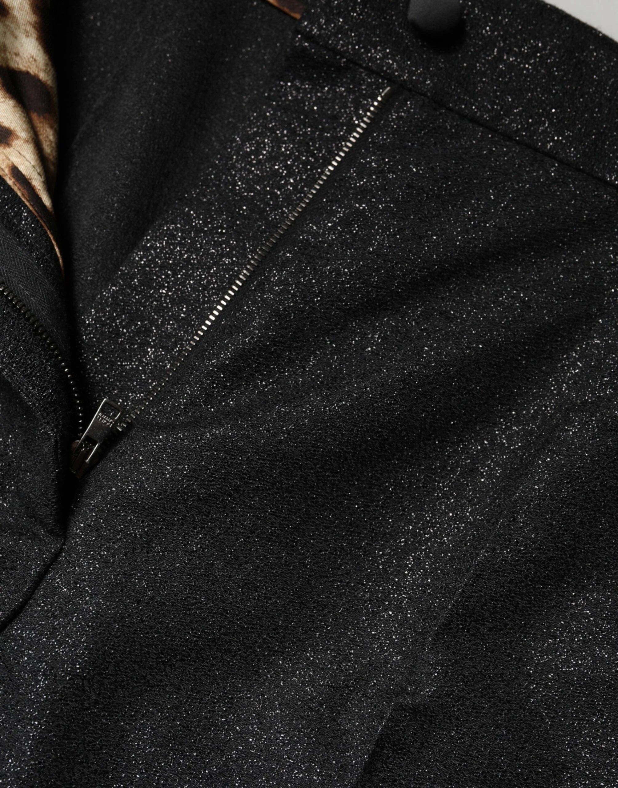 Dolce & Gabbana Black Polyester Casual High Waist Mini Shorts - IT38 | XS