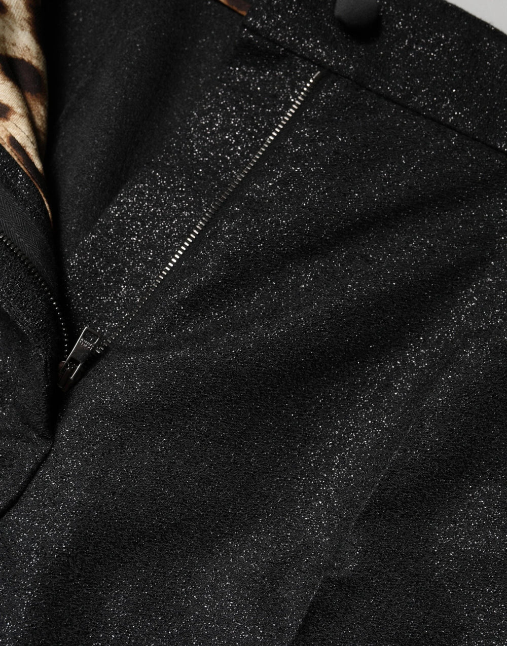 Dolce & Gabbana Black Polyester Casual High Waist Mini Shorts - IT38 | XS