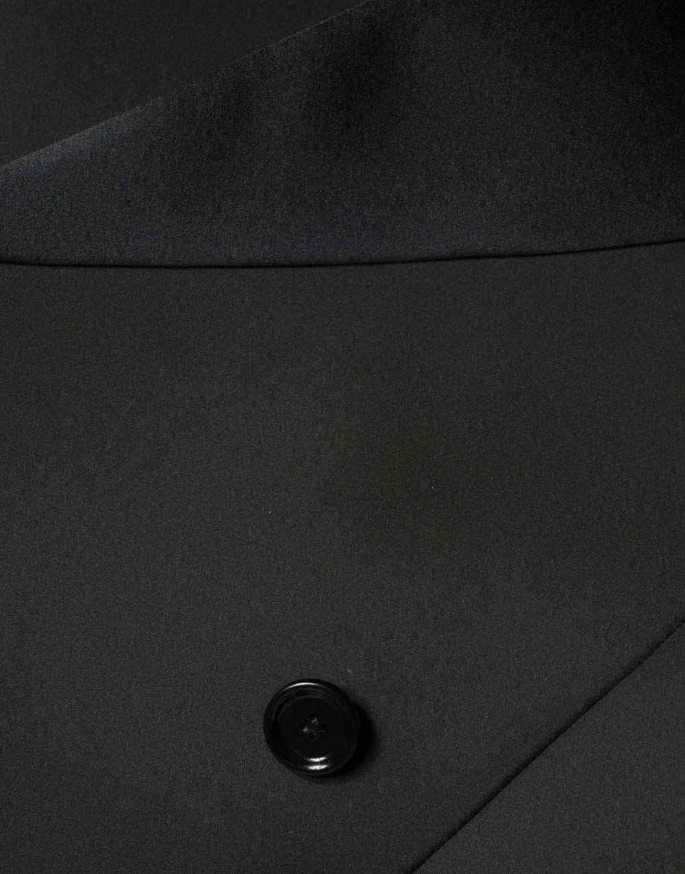 Dolce & Gabbana Black Polyester Double Breasted Coat Jacket - IT44 | L - Overcoats