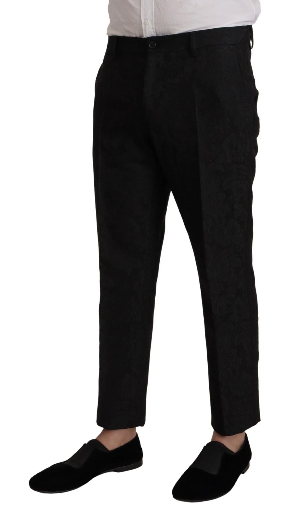 Dolce & Gabbana Black Polyester Formal 2 Piece MARTINI Suit - IT48 | M - Pant Suits