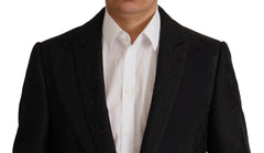Dolce & Gabbana Black Polyester Formal 2 Piece MARTINI Suit - IT48 | M - Pant Suits