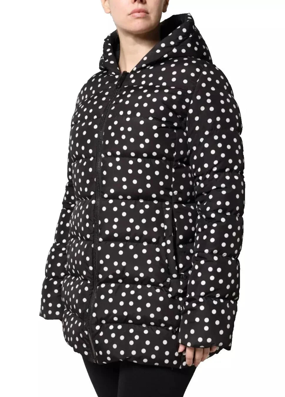 Dolce & Gabbana Black Polyester Hooded Reversible Jacket - Parkas