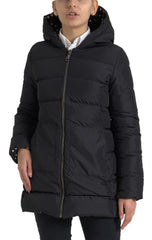 Dolce & Gabbana Black Polyester Hooded Reversible Jacket - Parkas
