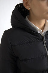 Dolce & Gabbana Black Polyester Hooded Reversible Jacket - Parkas