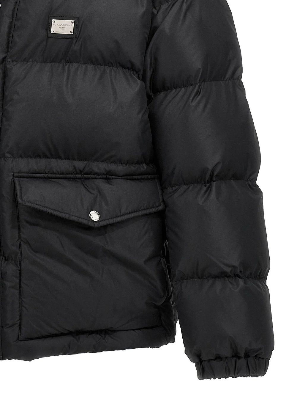 Dolce & Gabbana Black Polyester Jacket - IT52 | XL