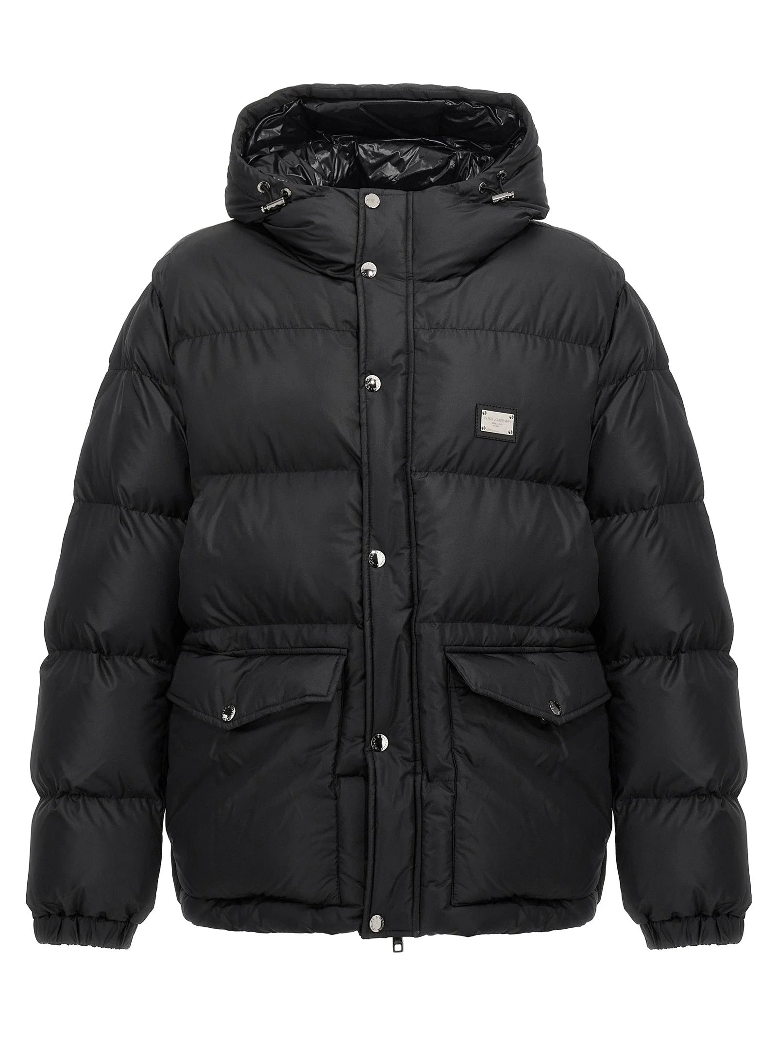 Dolce & Gabbana Black Polyester Jacket - IT52 | XL