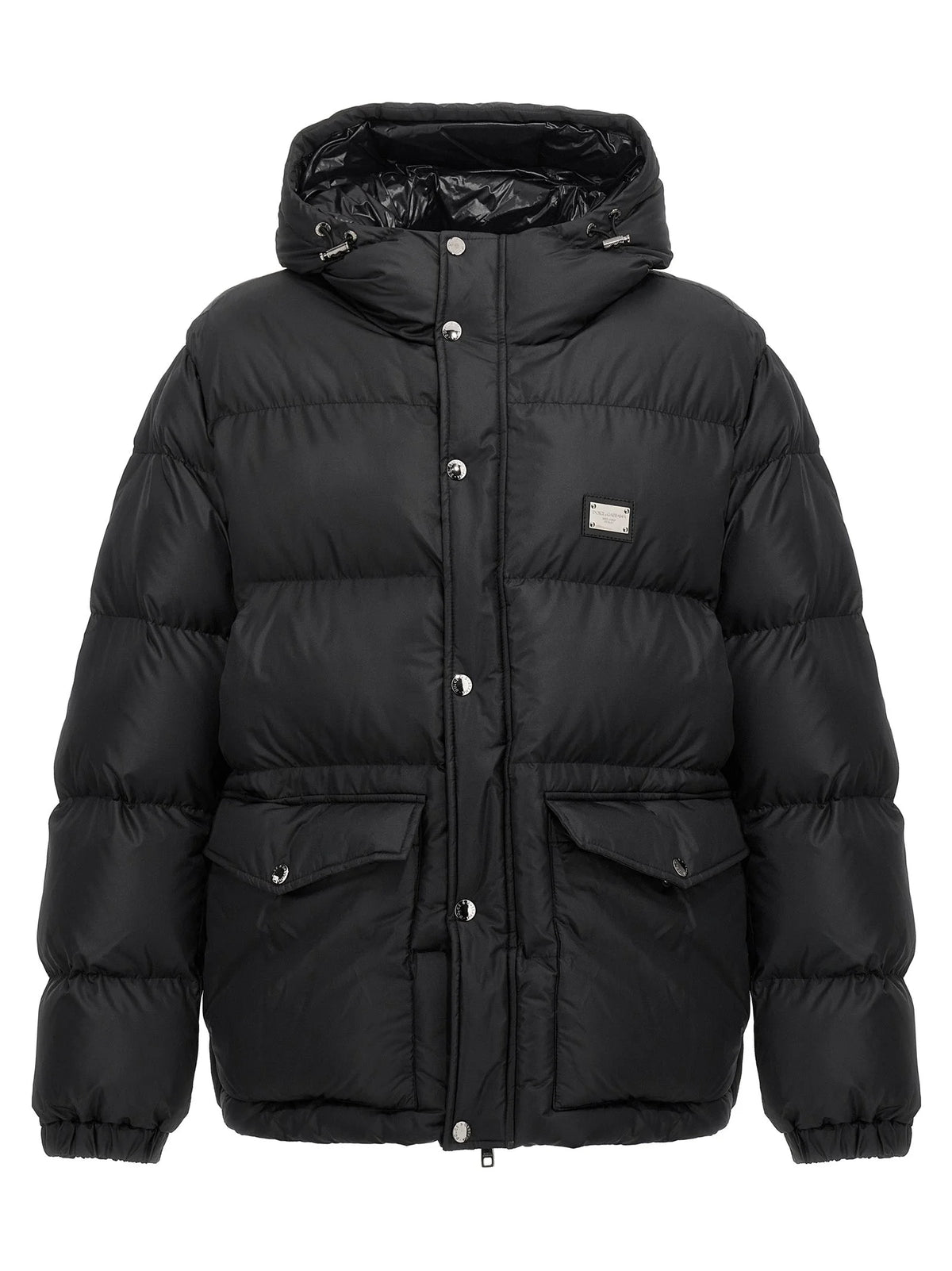 Dolce & Gabbana Black Polyester Jacket - IT52 | XL