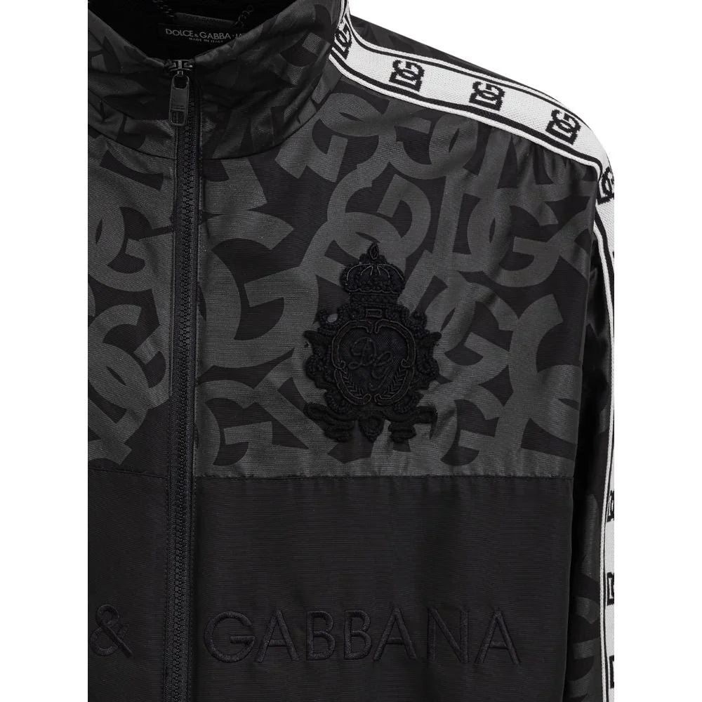 Dolce & Gabbana Black Polyester Jackets & Coat - S - Windbreakers