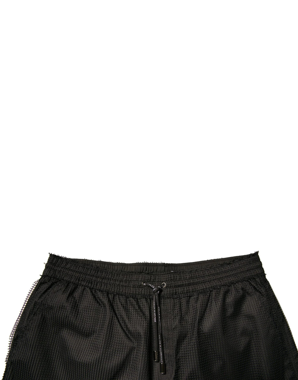 Dolce & Gabbana Black Polyester Jersey Mid Waist Shorts - IT48 | M - Jogger Shorts