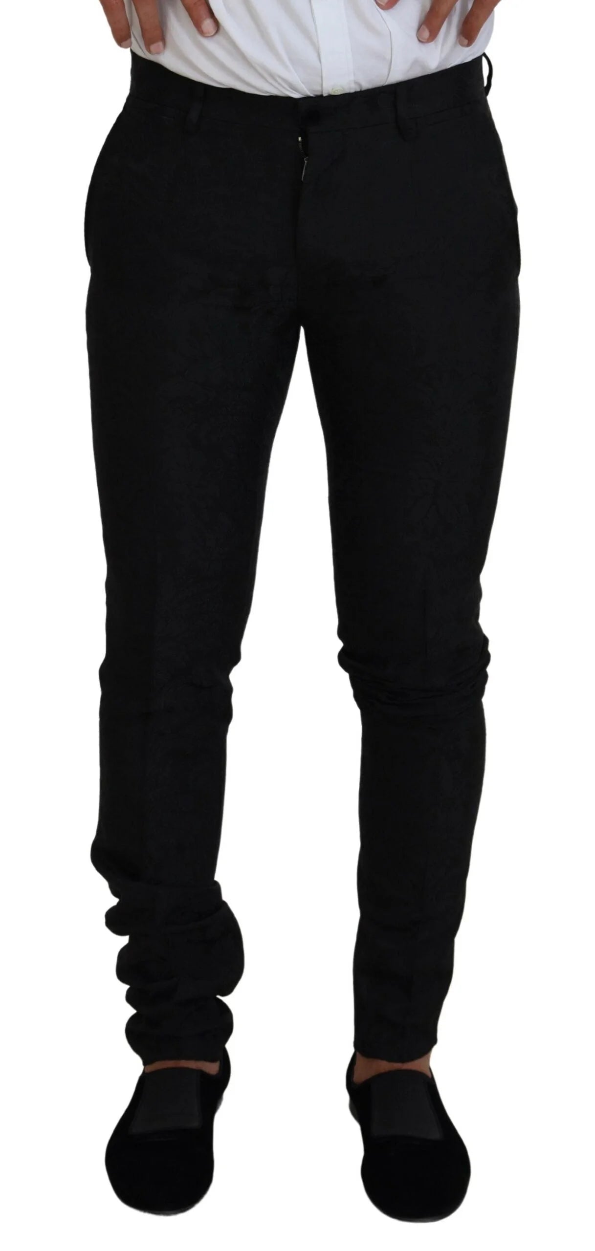 Dolce & Gabbana Black Polyester Men 2 Piece MARTINI Suit - IT46 | S - Pant Suits