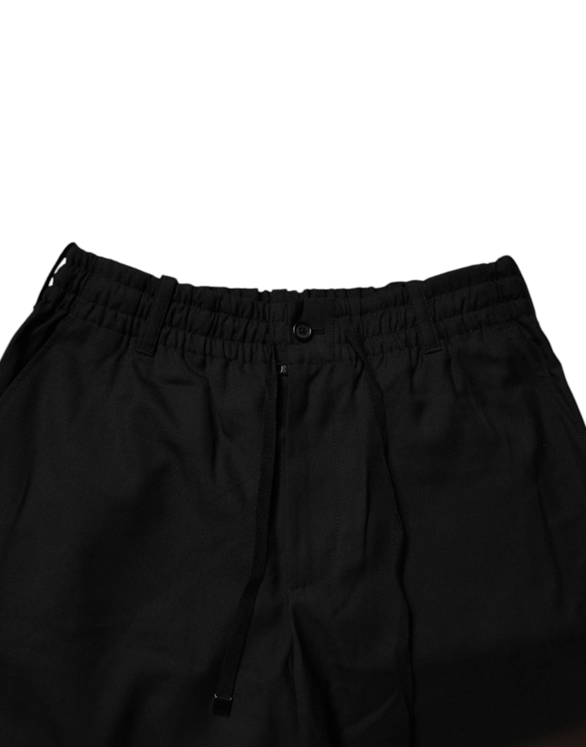 Dolce & Gabbana Black Polyester Men Cropped Pants - IT44 | XS - Trousers