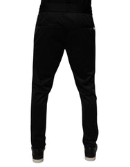 Dolce & Gabbana Black Polyester Men Jogger Sweatpants Pants - IT48 | M - Joggers