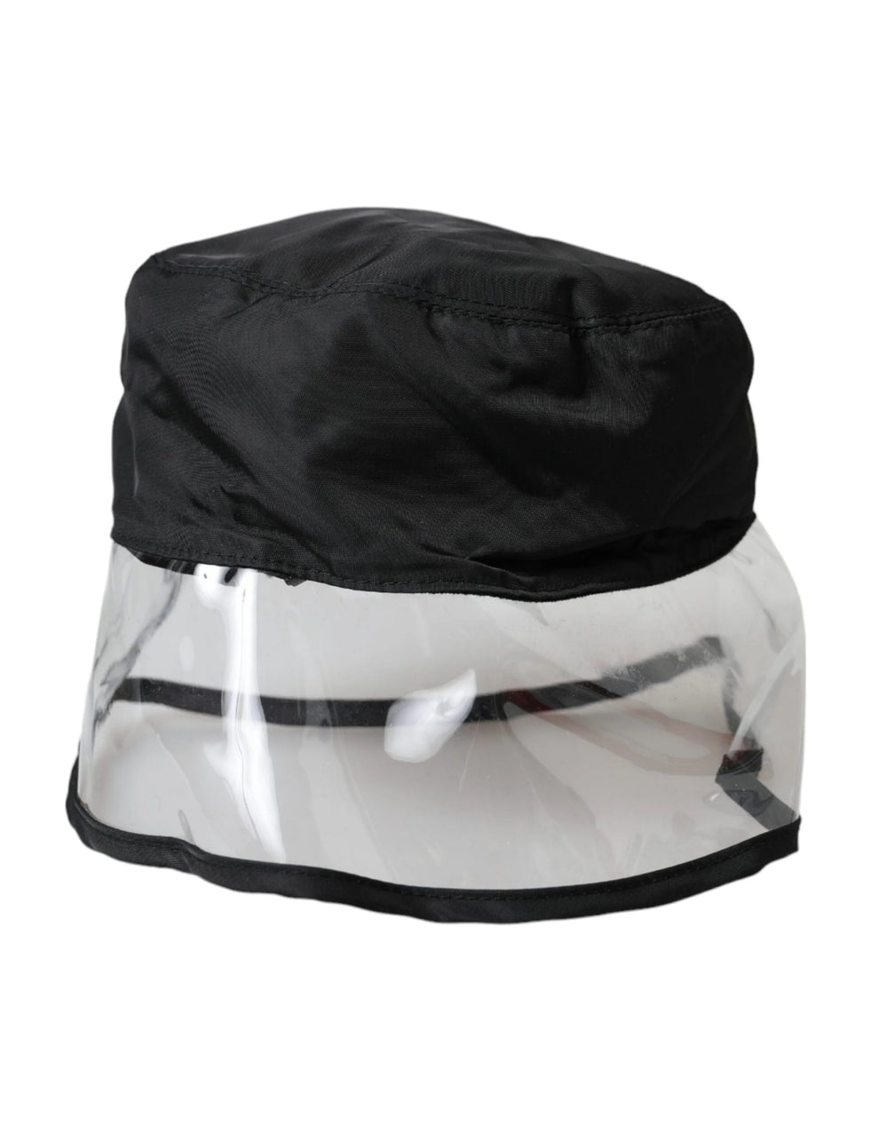 Dolce & Gabbana Black Polyester Plastic Bucket Hat Men - 59 cm|L - Bucket Hats