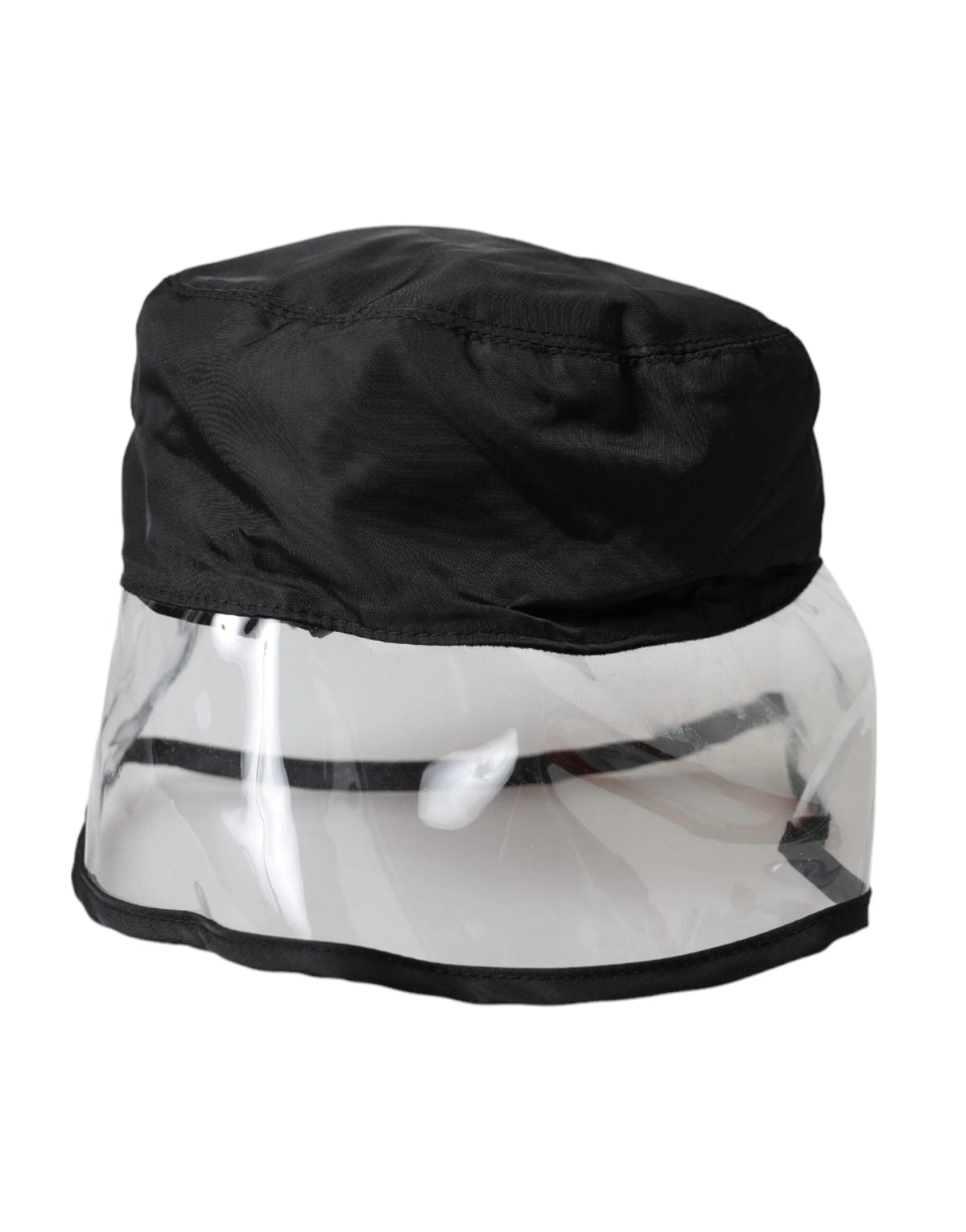 Dolce & Gabbana Black Polyester Plastic Bucket Hat Men - 59 cm|L - Bucket Hats