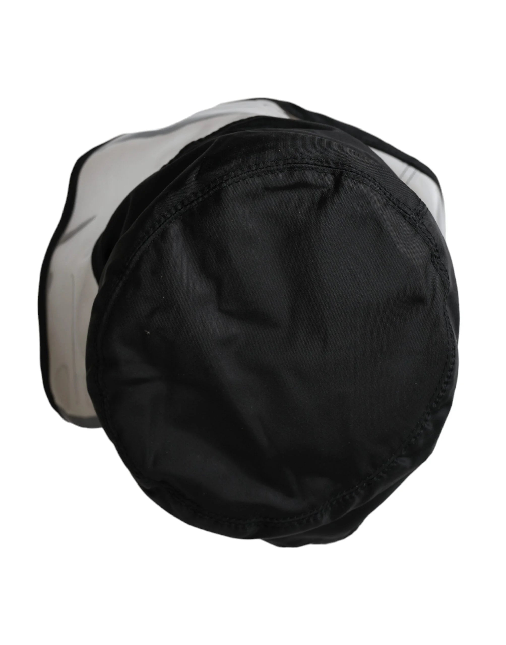 Dolce & Gabbana Black Polyester Plastic Bucket Hat Men - 59 cm|L - Bucket Hats
