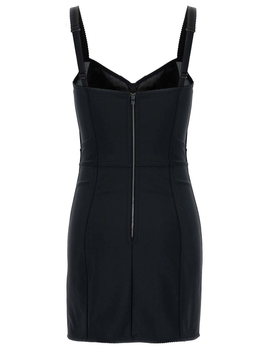 Dolce & Gabbana Black Polyester Short Dress