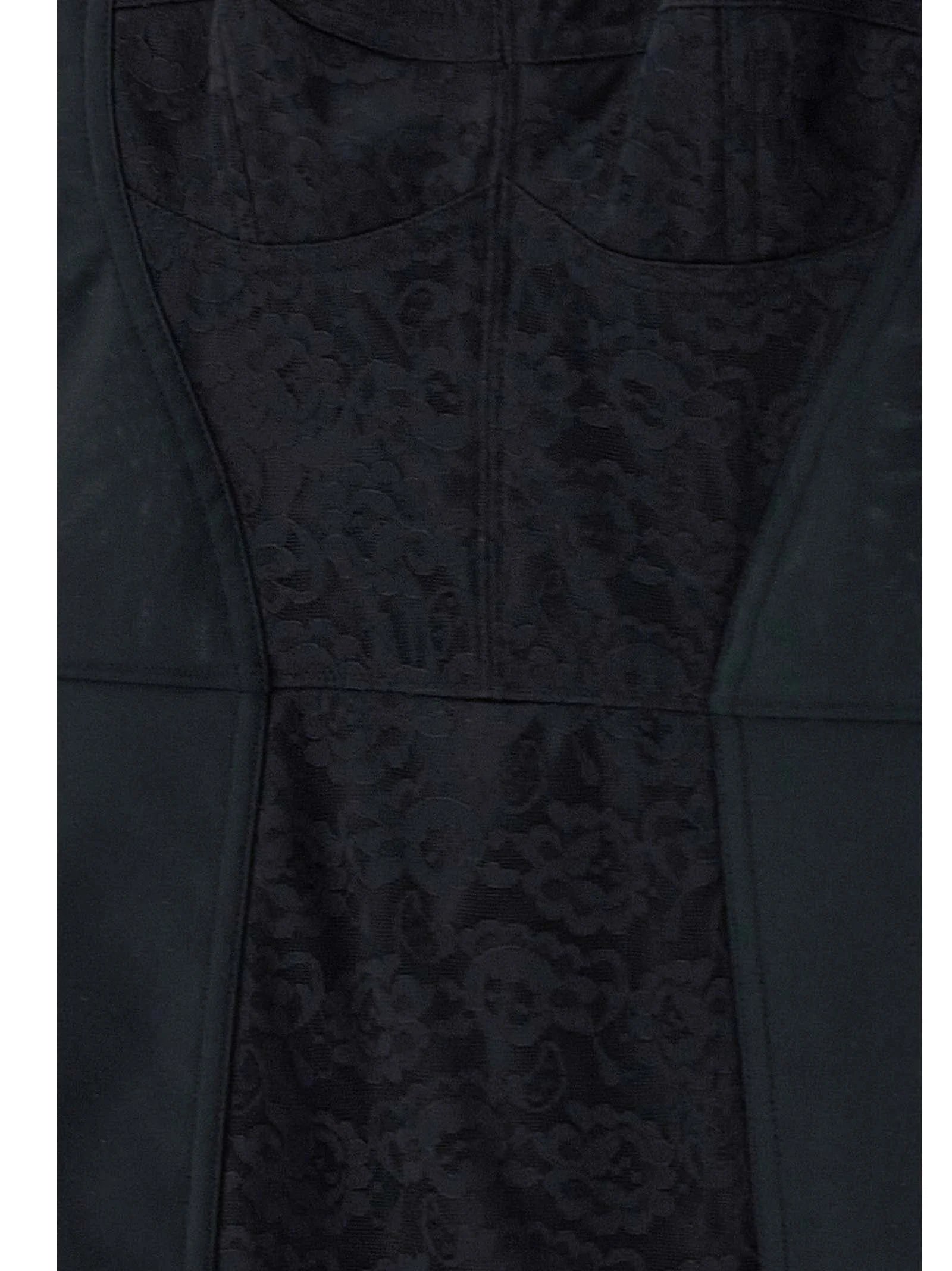 Dolce & Gabbana Black Polyester Short Dress