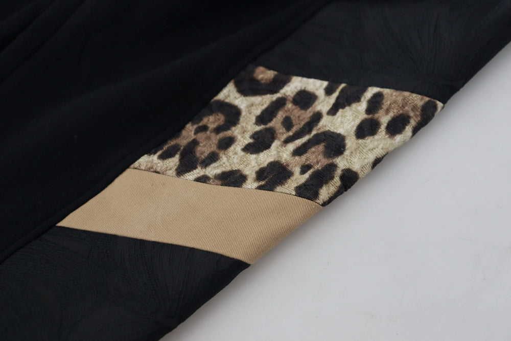 Dolce & Gabbana Black Polyester Skinny Jogger Men Pants - IT44 | XS - Joggers