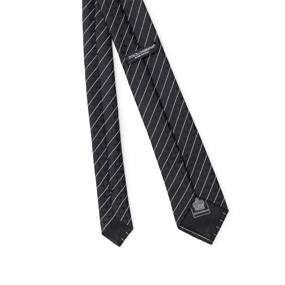 Dolce & Gabbana Black Polyester Tie
