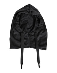 Dolce & Gabbana Black Polyester Whole Head Wrap Hat - 57 cm|S
