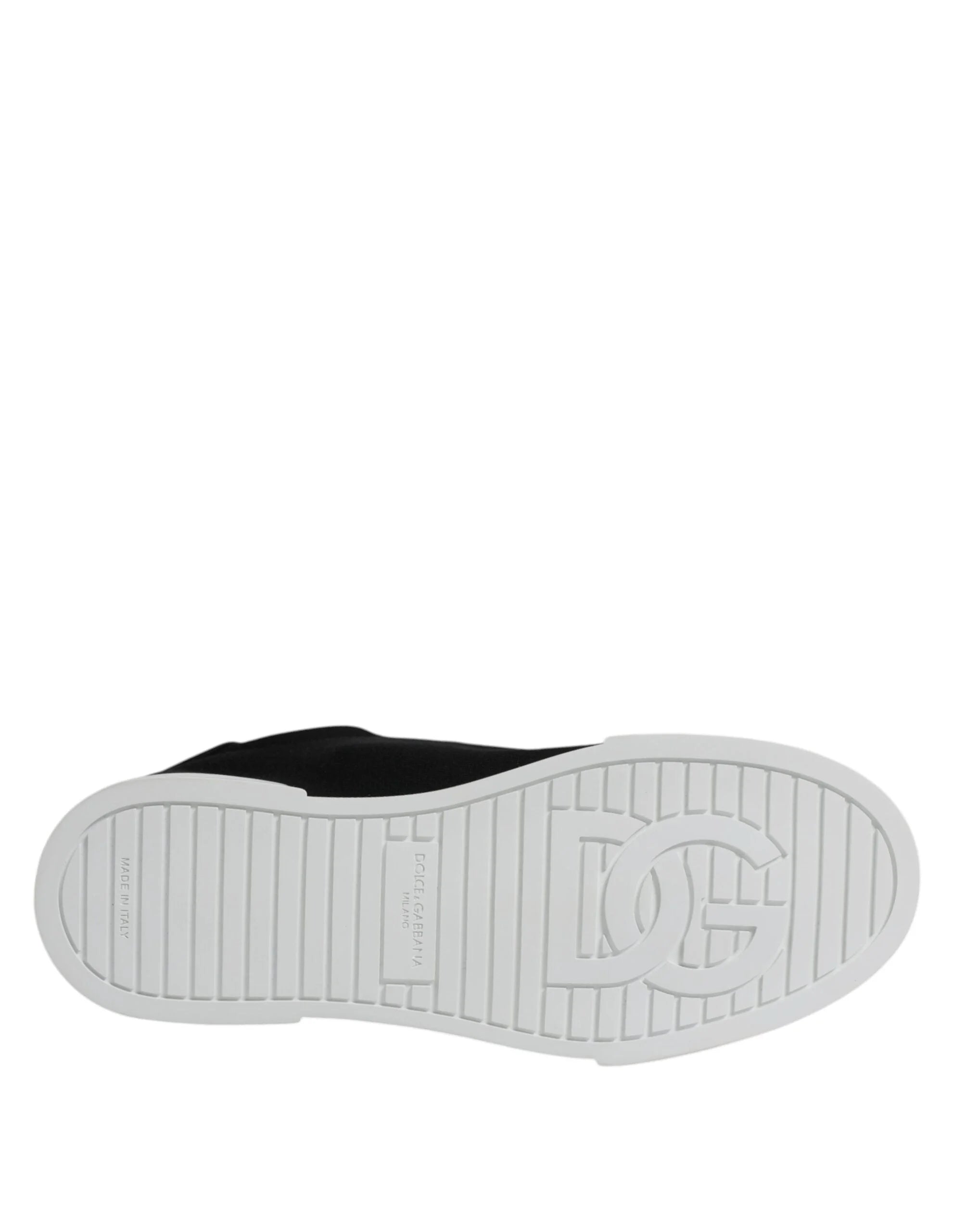 Dolce & Gabbana Black Portofino Low Top Sneakers Shoes - EU37/US7 - Sneakers