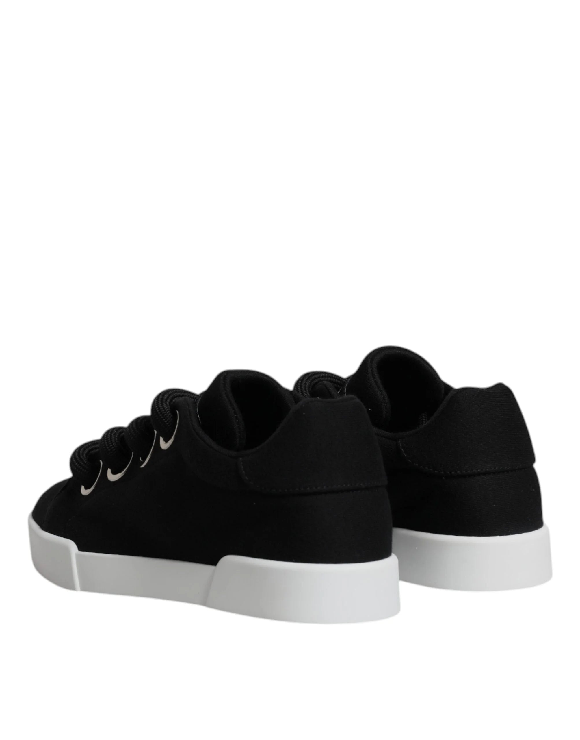 Dolce & Gabbana Black Portofino Low Top Sneakers Shoes - EU37/US7 - Sneakers