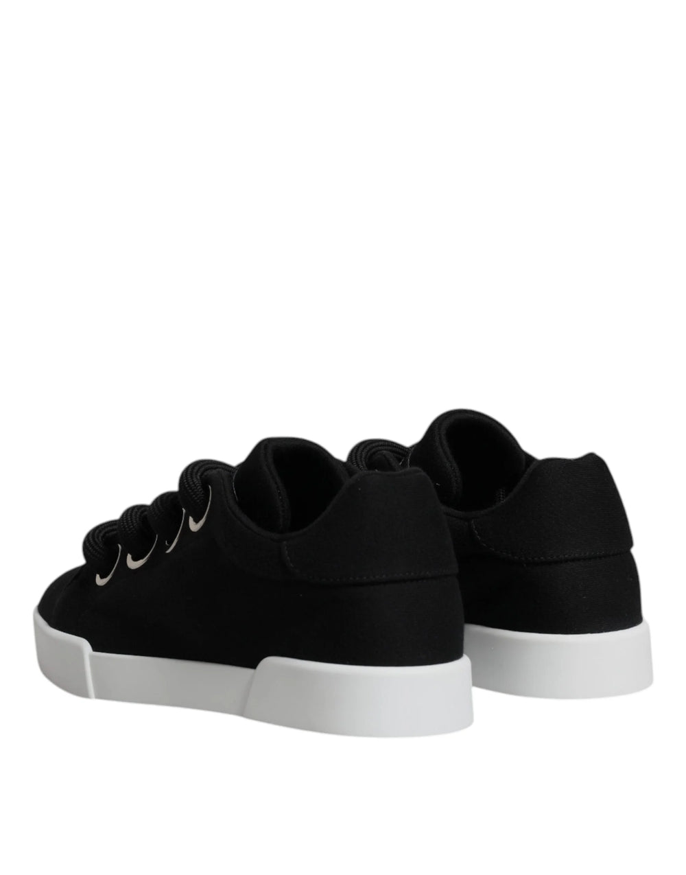 Dolce & Gabbana Black Portofino Low Top Sneakers Shoes - EU37/US7 - Sneakers