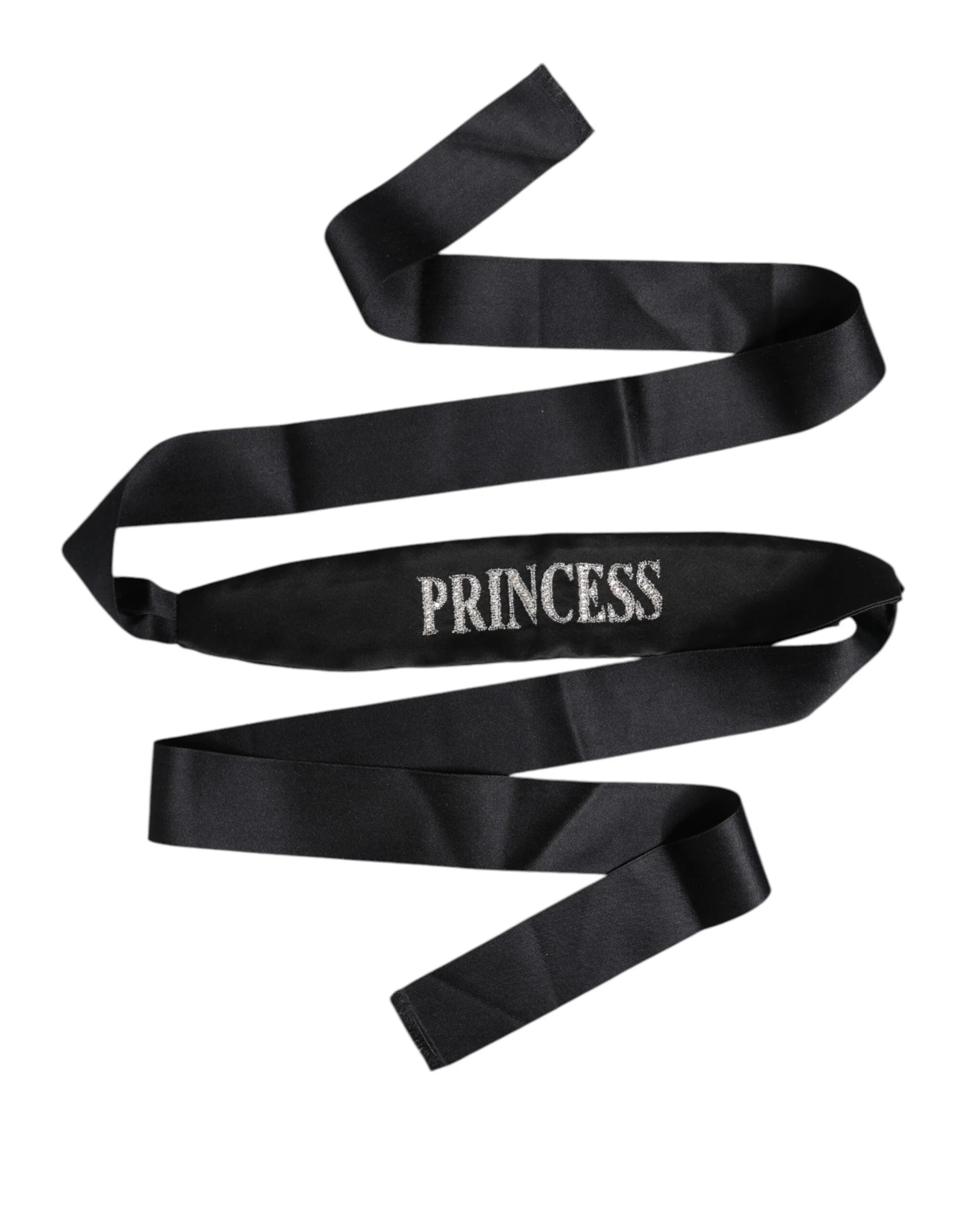 Dolce & Gabbana Black Princess Fantasy Braided Waist Belt - IT40|S - Belts